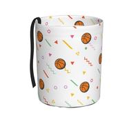 Poadnly Silhouette del basket,Cestino per auto, cestino per rifiuti da appendere, resistente all'acqua, ideale per campeggio e viaggi.