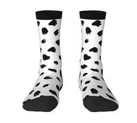 Poadnly Stampa animale dalmata pittorica,Calzini sportivi a compressione per unisex, calze sportive per adulti