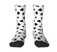 Poadnly Stampa animale dalmata pittorica,Calzini sportivi a compressione per unisex, calze sportive per adulti