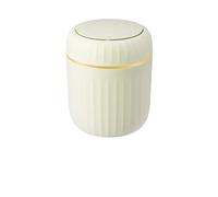 POAHNCU Cestino, Mini Pattumiera Da Tavolo 2 Pezzi Con Coperchio, Per Rifiuti, Organizer Per Camera Letto, Scrivania, Scatola Di Immagazzinaggio In Plastica Per La Casa per il Bagno(Green)