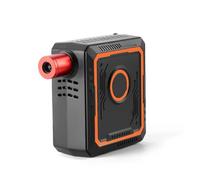 POAHNCU Compressore Auto, Electric Air Inflator Mini Multifunction Recharge Pump for Bike Motorbike Airbed Portable Bicycle Tire,per Auto/Bici/Moto/Palloni(Orange)
