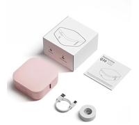 POAHNCU Etichettatrice, Etichettatrice Portatile Q30 Mini Wireless Bluetooth Con Maniglia, Nastro For Stampante Incluso, Moo Multiplo, Nero,per casa, cucina, ufficio(Pink printer Q30)