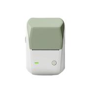 POAHNCU Etichettatrice, Stampante For Etichette B1 Portatile, Termica, Mini, Con Codice A Barre, QR, Adesivi, Rotoli Di Note Adesive,per casa, cucina, ufficio(Green)