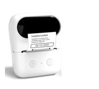 POAHNCU Etichettatrice, Stampante For Etichette Portatile M108, Termica Wireless Bluetooth, Stampa Da 20-50 Mm For Casa E Scuola,per casa, cucina, ufficio(M108 White)