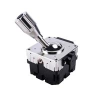 POAHNCU Joystick Joystick, Smorzamento SMC80 Leva Di Funzionamento B Senza Pilota Testa Controllo Maniglia Industriale,per il generatore di immagini(DC 12-24V Output 0-5V)