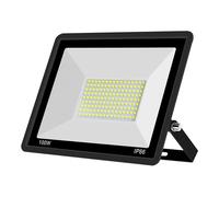 POAHNCU Luci di sicurezza, Faretto a LED a induzione da 10W 20W 30W 50W 100W con sensore PIR regolabile, illuminazione esterna for piazza stradale per giardino, garage, cortile(Linear,30W)