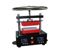 POAHNCU Macchina per pressatura a Caldo, Pressa di Calore, Macchina per Colofonia Manuale, Trasferimento 6 * 12 Cm Piccolo Riscaldamento della Piastra Superiore E Inferiore per Borse di Tela