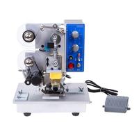 POAHNCU Macchina per Stampa a Caldo, Macchina per L'affrancatura A Caldo per La Codifica Semiautomatica del Timbro Stampante per Codice Carattere Data Nastro,per Pelle, Stoffa, Legno