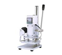 POAHNCU Macchina per Stampa a Caldo, Macchina per Stampa A Caldo da 2 Pezzi per Lavori di Carta in Pelle E Timbri in Rame, Etichette Documenti per Loghi in Legno,per Pelle, Stoffa, Legno(L)