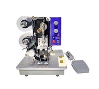 POAHNCU Macchina per Stampa a Caldo, Macchina per Stampa A Caldo per Codifica Automatica in Acciaio Portatile Etichetta per Piccoli Alimenti Numero di Data Regolabile,per Pelle, Stoffa, Legno