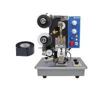 POAHNCU Macchina per Stampa a Caldo, Stampa A Caldo Mmachine Semiauto Data Machine Coder Scadenza Batch Codifica con Dieci Rotoli di Nastro,per Pelle, Stoffa, Legno