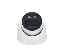 POAHNCU Telecamera per esterni, Telecamera con microfono integrato, doppia luce, luce ibrida intelligente 4K con telecamera di rete fissa,Visione notturna a colori