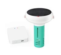 POAHNCU Tester di pH dell'acqua, 7 in 1 tester di cloro, pH, ORP, solidi disciolti, salinità, temperatura, CL, tester dell'acqua per piscina per acqua potabile, acquari, ecc. (clorin Meter)