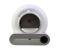 POAHNCU Toilette per gatti, Lettiera Per Gatti Autopulente Intelligente Da 65 Litri Extra Large Chiusa Automatica App Mobile Vassoio Con Telecomando Semi-chiuso,per più gatti