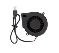 POAHNCU Ventilatore a Condotto, 2 Pezzi Ventilatore 5V USB Turbo Ventola di Raffreddamento Ventilatore Centrifugo DC Ad Alto Volume d'Aria for Radiatore,Strumenti di soffiaggio(12)