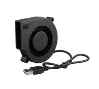 POAHNCU Ventilatore a Condotto, 2 Pezzi Ventilatore 5V USB Turbo Ventola di Raffreddamento Ventilatore Centrifugo DC Ad Alto Volume d'Aria for Radiatore,Strumenti di soffiaggio(12)