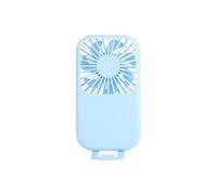 POAHNCU Ventilatore portatile, Mini ventilatore portatile USB, tascabile, raffrescatore d'aria da ufficio, velocità del a tre per viaggi, pendolarismo, ufficio(SKY BLUE)