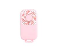 POAHNCU Ventilatore portatile, Mini ventilatore portatile USB, tascabile, raffrescatore d'aria da ufficio, velocità del a tre per viaggi, pendolarismo, ufficio(Pink)