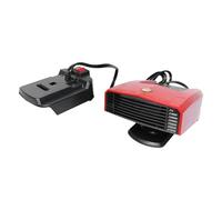 POALSDDC Riscaldatore per Auto da 600 W, Nero/Rosso, Elettrico, Raffreddamento Rapido, Ventola di Riscaldamento, Sbrinamento, Adatto per Makita 18 V riscaldatore d'Aria(Red)