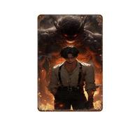 POALXFGB Poster dell'anime Attack on Titan 2Wall Decor Art Metal Tin Poster Modern Bar Decorations30x20cm
