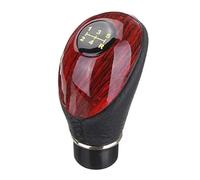 POANBCGY Pomello Cambio Universale In Pelle PU Per Auto Camion Per Auto Leva A 5 Velocità Pomello Cambio Manuale Accessori Per Auto Componenti Trasmissione(Black)