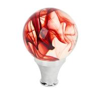 POANBCGY Pomello Del Cambio Con 3 Adattatori Testa Del Cambio A Forma Di Sfera Rotonda Per Veicoli Con Cambio Automatico Manuale Componenti Trasmissione(Red)