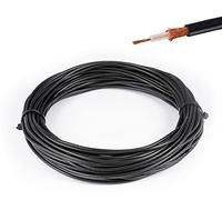 POBADY RG174 RF cavo coassiale nero 50ohm 49.2FT/15M