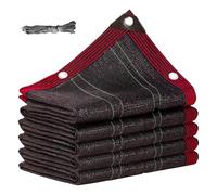 Pobbycrafm Rete ombreggiante, Vela Ombreggiante con Protezione Solare 99% Teli Ombreggianti con Corda e Occhiellato per Esterno, Giardino, Terrazzo, Balcone 6x6m