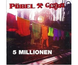 POBEL GESOCKS - 5 MILLIONEN ORIGINAL ARTWORK JEWELCASE CD - CD - K72z
