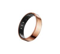POBOVi Anello intelligente in titanio Gen 2 per donne e uomini, monitoraggio del sonno e della frequenza cardiaca, senza abbonamento, dimensioni prima dell'acquisto (oro rosa lucido, 9)