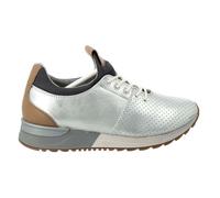 Półbuty damskie Marc O'Polo skórzane srebrne