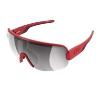 POC Aim Occhiali, Prismane Red/Clarity Road/Sunny Silver, Taglia Unica Unisex-Adulto