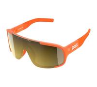 POC Aspire Mid Occhiali, Fluo. Orange Translucent/Clarity Road/Partly Sunny Gold, One Size Unisex-Adulto