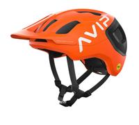 Poc Casco Axion Race MIPS Fluorescent Orange Avip/Uranium Black L