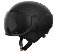 POC Levator MIPS, casco da sci con visiera, nero uranio opaco 59-62cm Uranium Black Matt