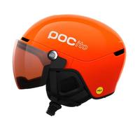 POCito Obex Visor, casco da sci con visiera, junior, florescent orange 55-58cm Fluorescent Orange