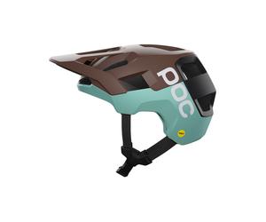 POC - Casco integrale da MTB - Kortal Race Mips Bronzite Brown Matt/Lazurite Blue Matt - Taglia 55-58 cm - Marrone