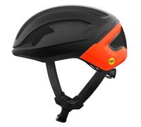 Poc Casco Omne Air Mips Uranium Black Matt / Fluorescent Orange Matt