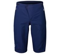 Pantaloni corti POC Essential Enduro senza fondello blu scuro bianco - L