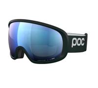 Maschera POC Fovea verde scuro con lente Clarity Partly Sunny Blue