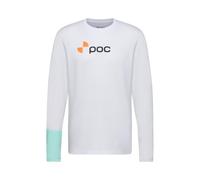 POC L/S Tee Uomo - T-shirt a manica lunga in 100% cotone biologico con relaxed fit e logo POC