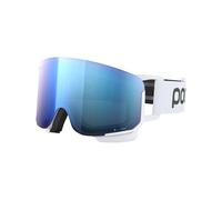 Maschera POC Nexal bianco con lente Clarity Highly Intense Partly Sunny Blue