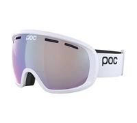 POC - Maschera da sci fotocromatica - Fovea Photochromic Hydrogen White/Photochromic/Changeable Sky Blue - Bianco