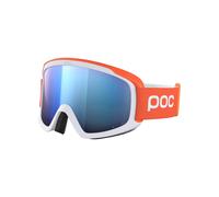 POC - Maschera da sci/neve - Opsin Clarity Comp Fluorescent Orange/Hydrogen White/Spektris Blue in Silicone - Arancione