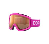 POC - Maschera da sci - Pocito Iris Fluorescent Pink/Clarity Pocito in Silicone - Rosa