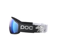 POC - Maschera da sci - Zonula Marco Odermatt Ed. Uranium Black/Partly Sunny Blue in Pelle - Bianco