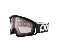 POC - Maschera MTB - Zygon Uranium Black/Clarity Trail/Cloudy Brown in Pelle - Grigio