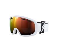 POC - Masque de ski - Fovea Mid Blixten White/Partly Sunny Orange - Bianco