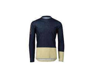 Poc mtb pure long sleeve jersey navy light green
