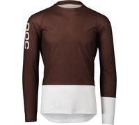 Poc MTB Pure LS - maglia MTB a maniche lunghe - uomo M Brown/White man